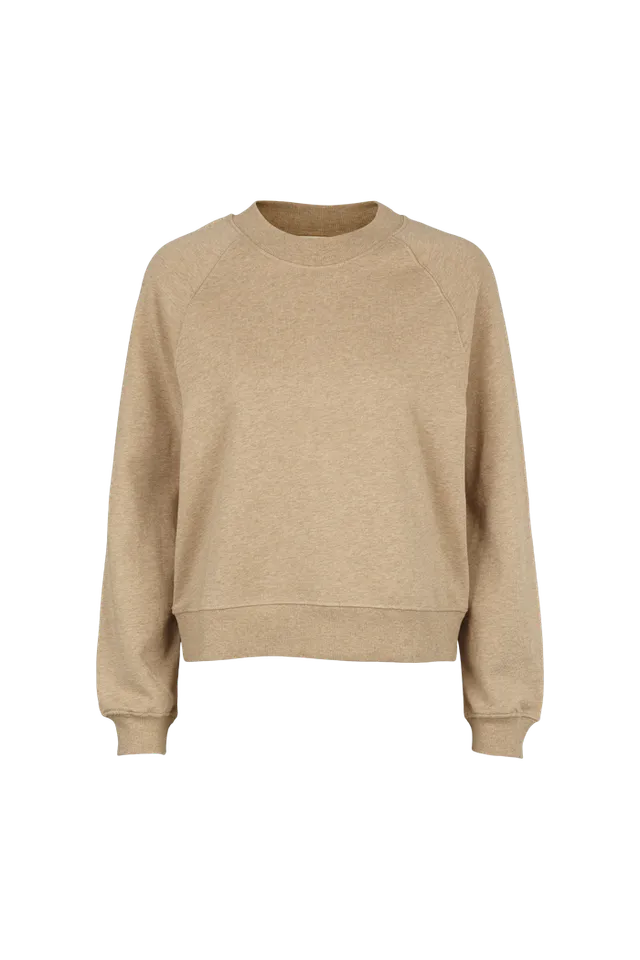 basic-apparel-maje-ba9959-sweatshirt-camel-melange-bio image 1