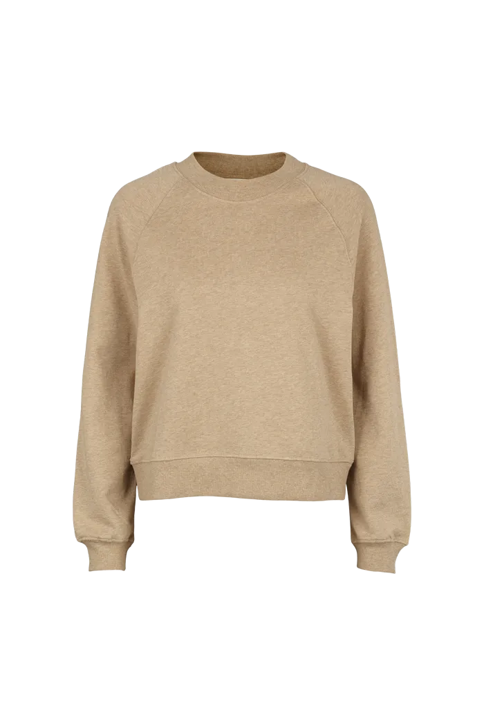 basic-apparel-maje-ba9959-sweatshirt-camel-melange-bio image 1