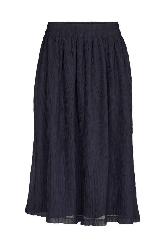 basic-apparel-cris-skirt-plisseerock-black-recycling-polyester image 1