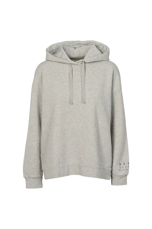 basic-apparel-cinna-hoodie-grey-mel-oversize-bio-baumwolle image 1