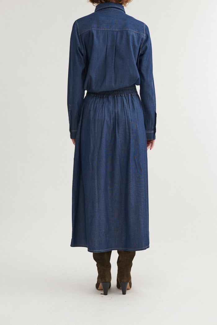 basic-apparel-bine-long-skirt-rock-mid-blue-tencel image 3