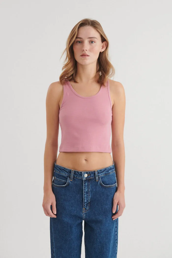 basic-apparel-ludmilla-crop-tank-top-cashmere-rose-bio image 1