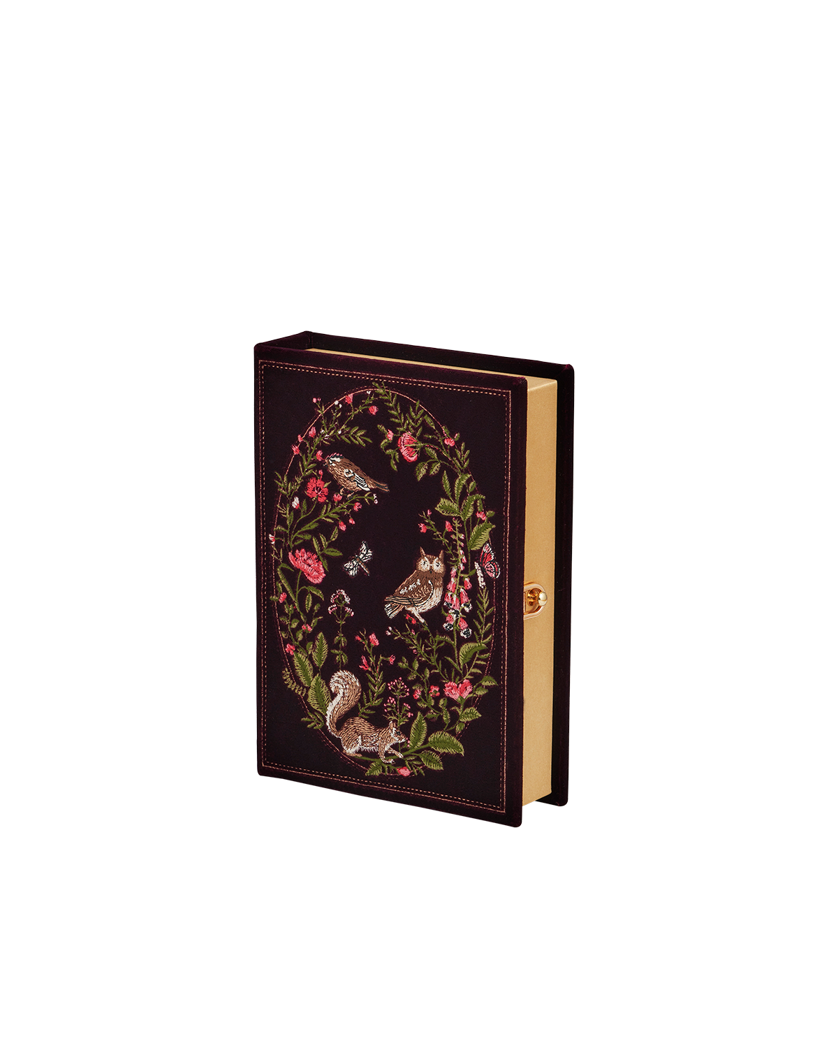 fable-england-elinor-buch-clutch-burgunder-samt-bestickt image 6