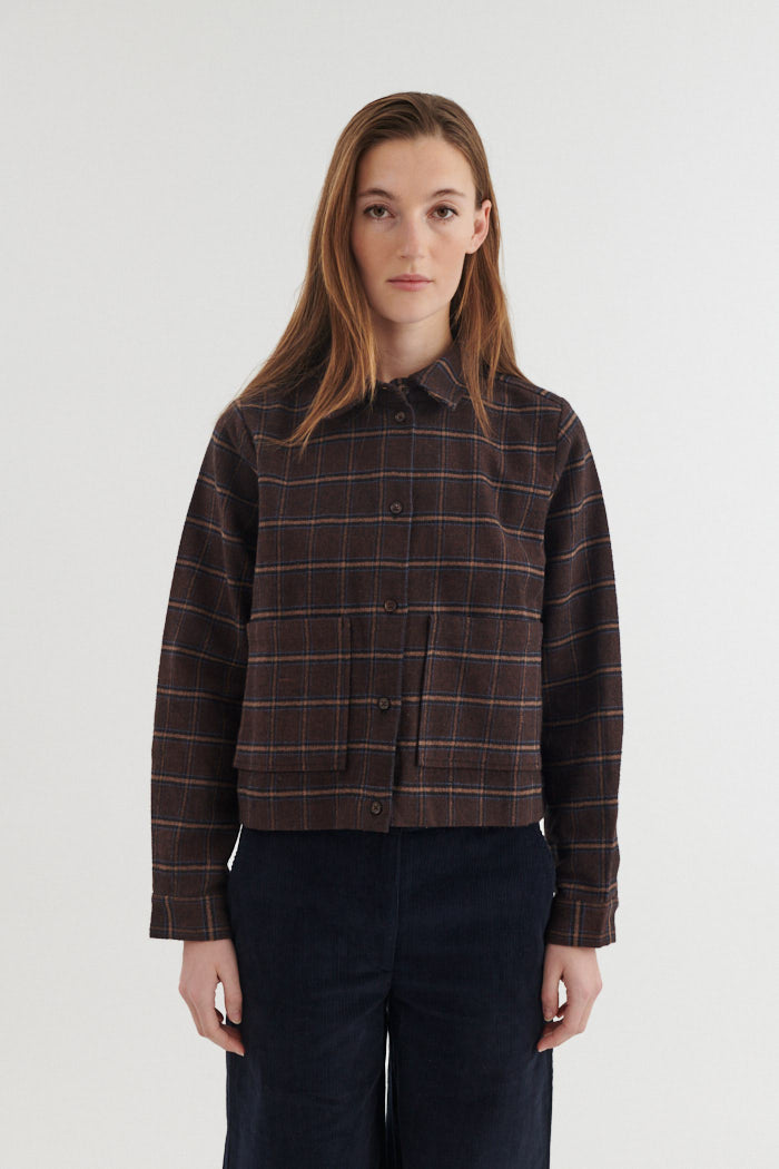 basic-apparel-misa-shirt-bluse-chicory-coffee-bio-baumwolle image 1