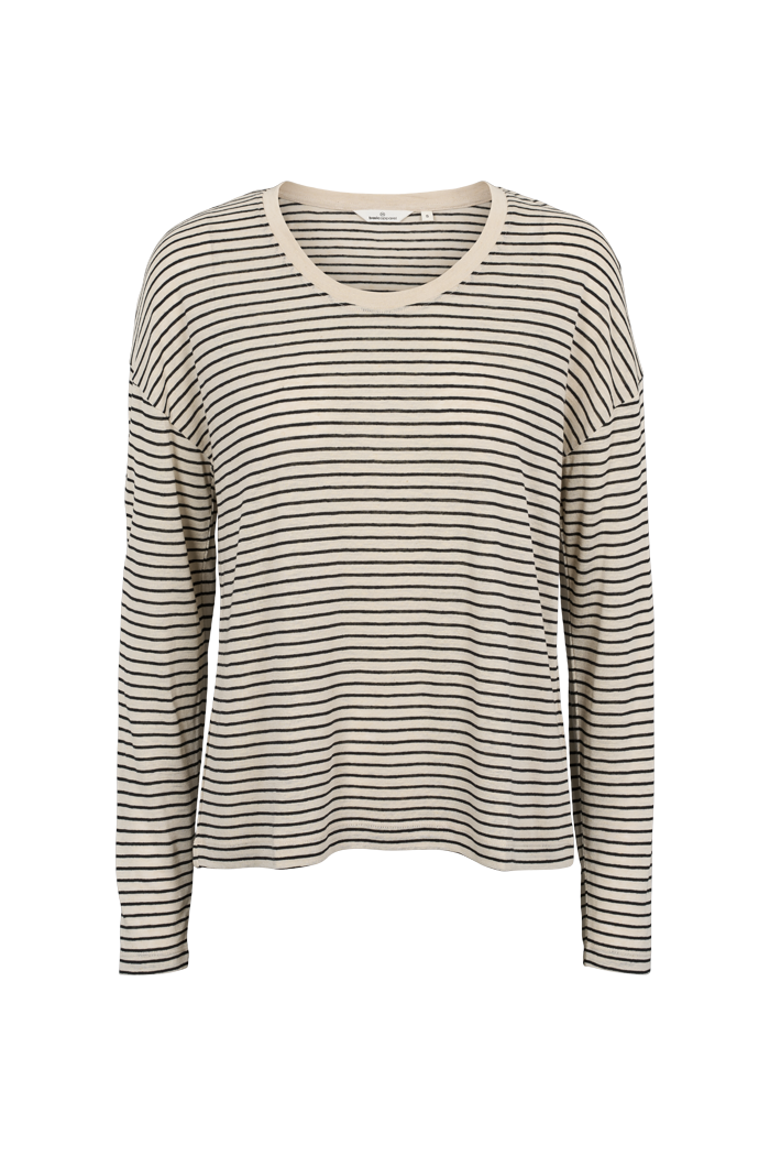 basic-apparel-ashly-langarmshirt-birch-black-leinen-mix image 5