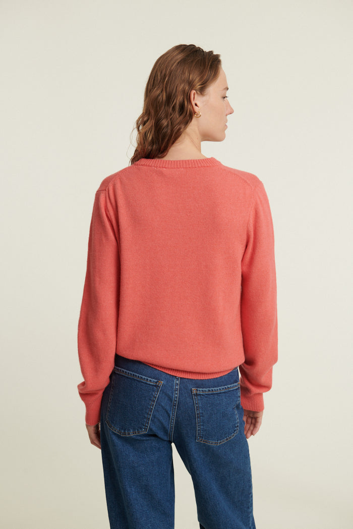 basic-apparel-cady-o-neck-pullover-conch-shell-wolle image 3