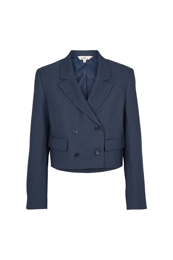 basic-apparel-radi-short-jacket-jacke-navy-melange image 6