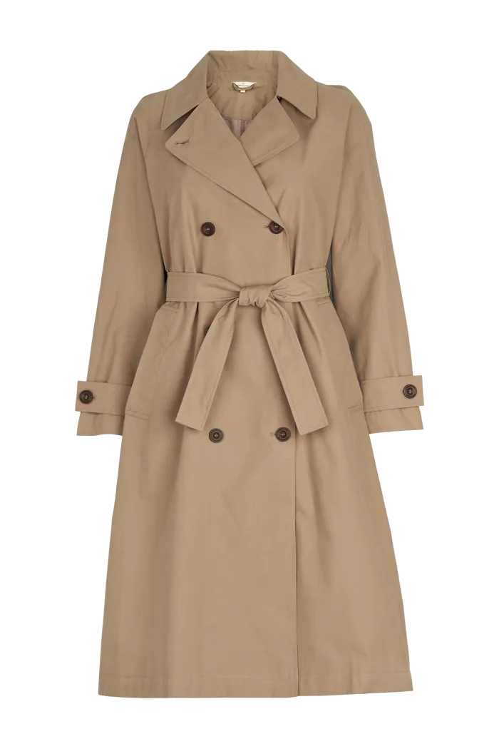 basic-apparel-gise-coat-trenchcoat-sepia-tint-mit-g-rtel image 1