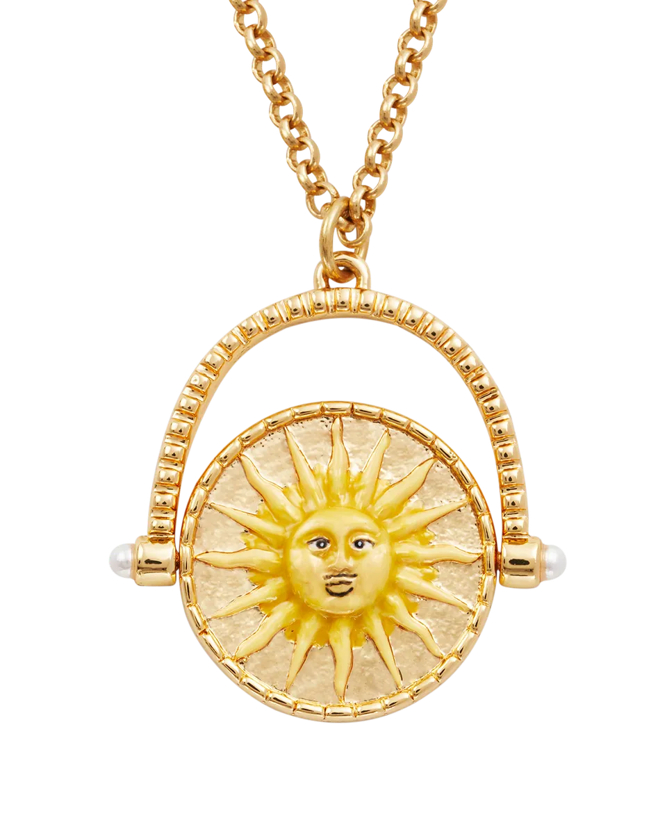 fable-england-jewellery-sun-moon-kette-gold-spinner-perle image 1