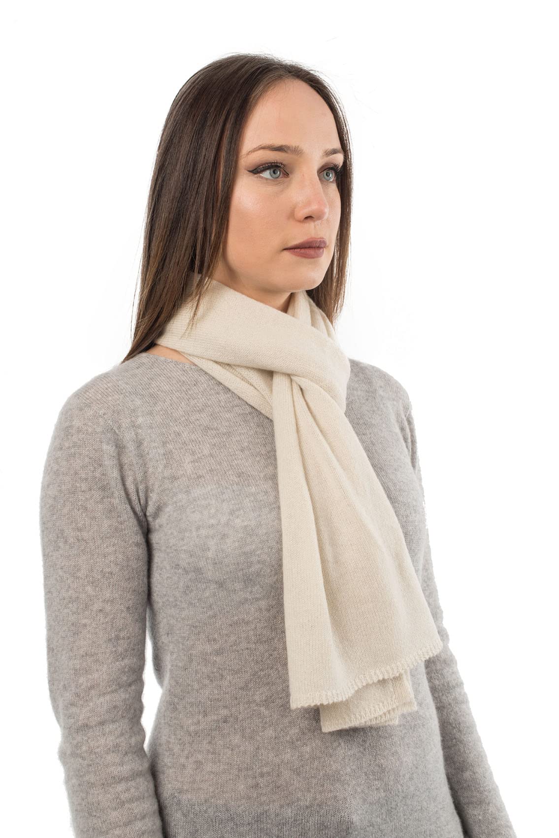dalle-piane-scarf-uni-100-kaschmir-schal-anthrazit image 8