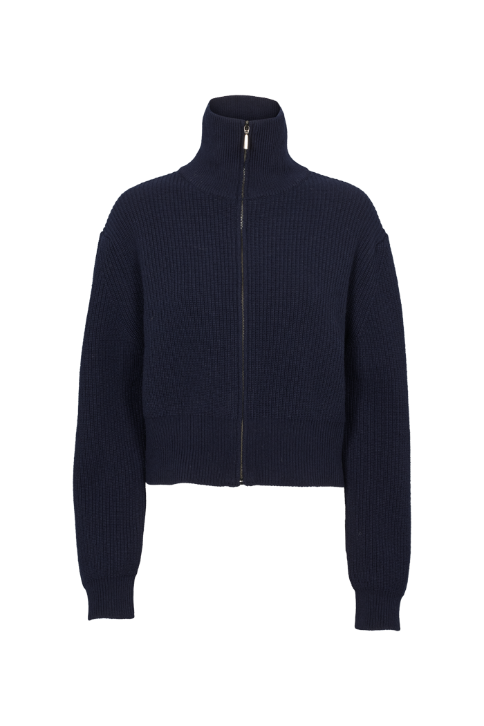 basic-apparel-cady-zip-cardigan-strickjacke-sky-captain-wolle image 1