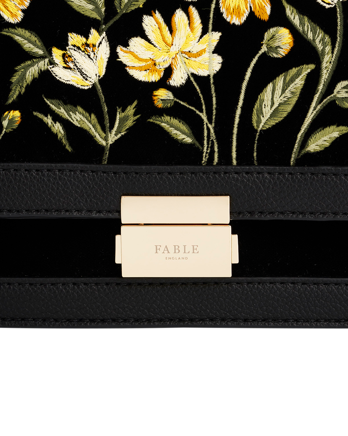 fable-england-botanical-foldover-tasche-schwarz-samt image 6