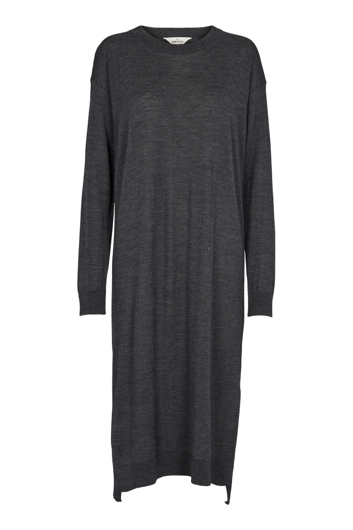 basic-apparel-vera-long-dress-midikleid-merinowolle-grau image 1