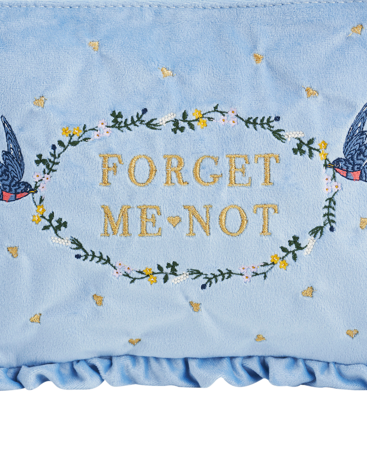 fable-england-vergissmeinnicht-pouch-samt-blau-bestickt image 3