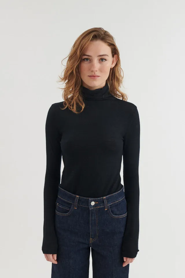 basic-apparel-rinja-t-neck-rollkragenshirt-black-wolle image 1