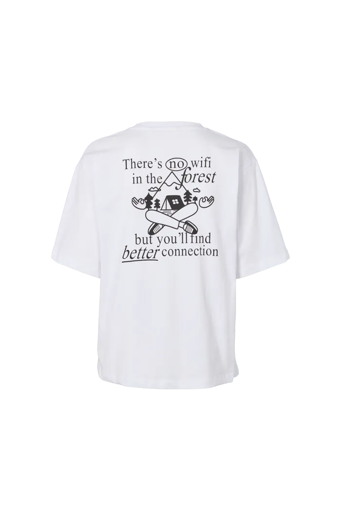 basic-apparel-raja-forrest-tee-t-shirt-white-print-loose image 1