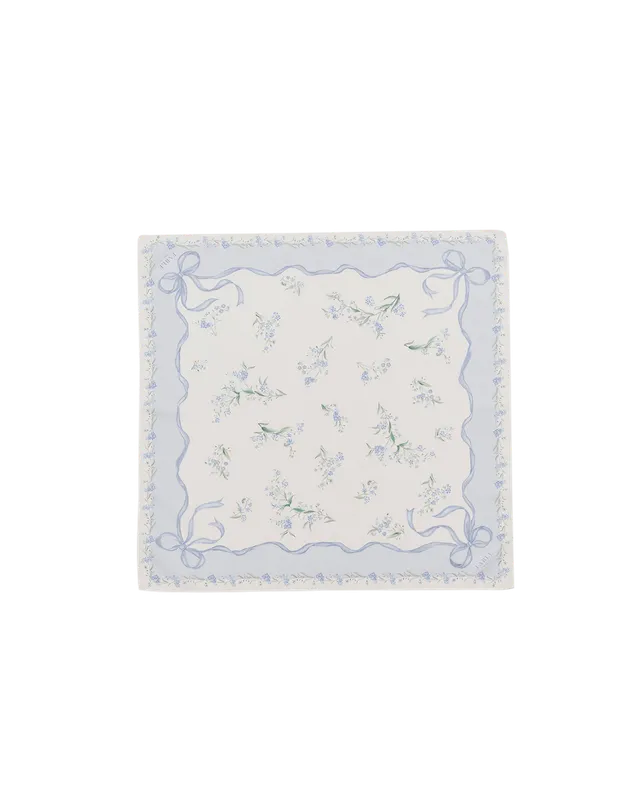 fable-england-scarves-bow-floral-tuch-blau-quadratisch image 1