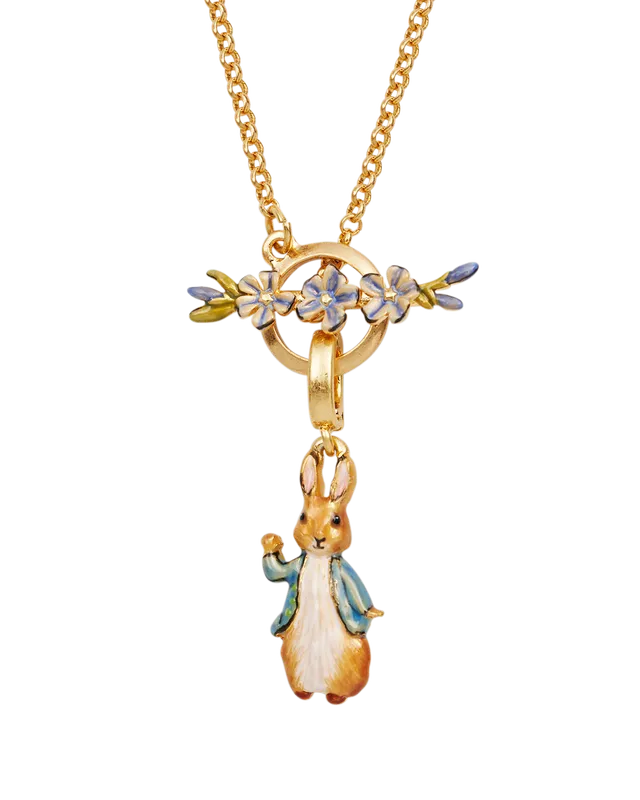 fable-england-x-peter-rabbit-forget-me-not-halskette-gold-toggle image 1