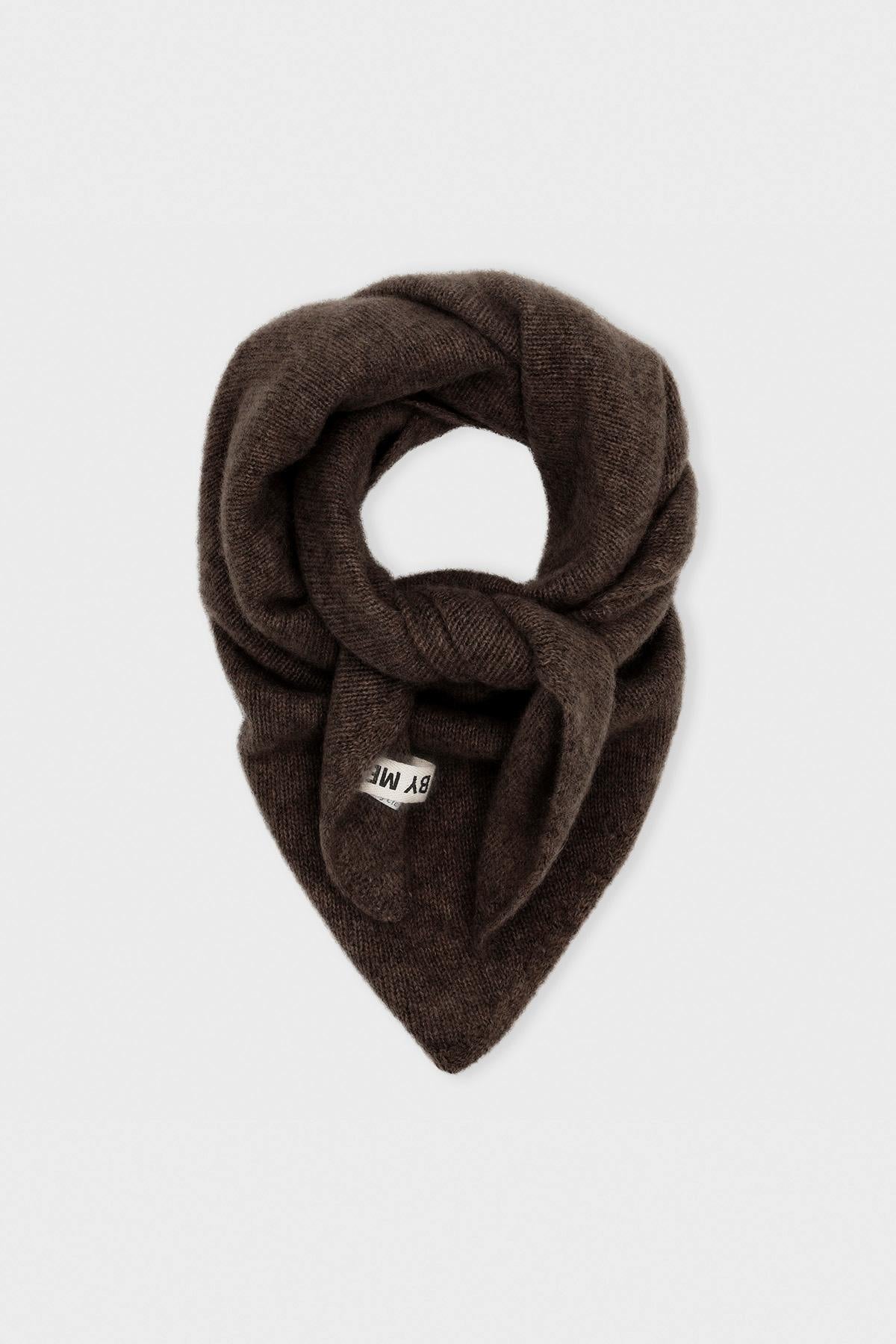care-by-me-elena-scarf-dreieckstuch-dark-brown-kaschmir image 6