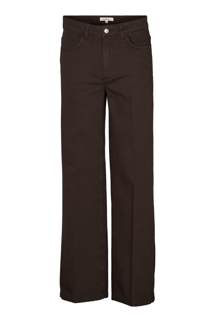 basic-apparel-enya-brown-jeans-wide-leg-chocolate-bio-denim image 6