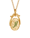 fable-england-jewellery-a-initial-anemone-halskette-gold image 7