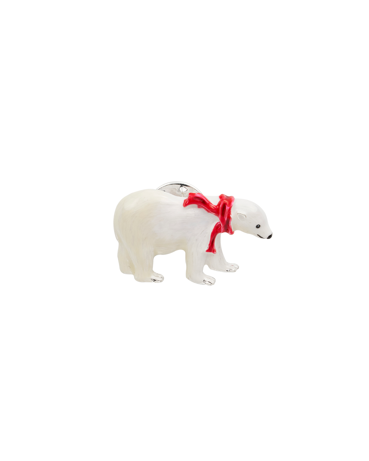 fable-england-cosy-polar-bear-brosche-silber-emaille image 1