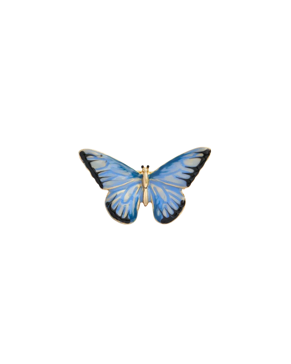 fable-england-enamel-blue-butterfly-brosche-blau-emaille image 1
