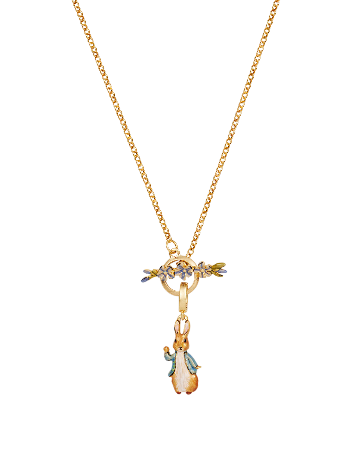 fable-england-x-peter-rabbit-forget-me-not-halskette-gold-toggle image 4