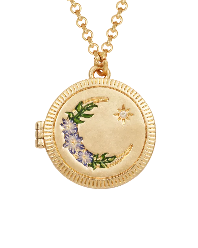 fable-england-nightshade-moon-locket-halskette-gold-medaillon image 1