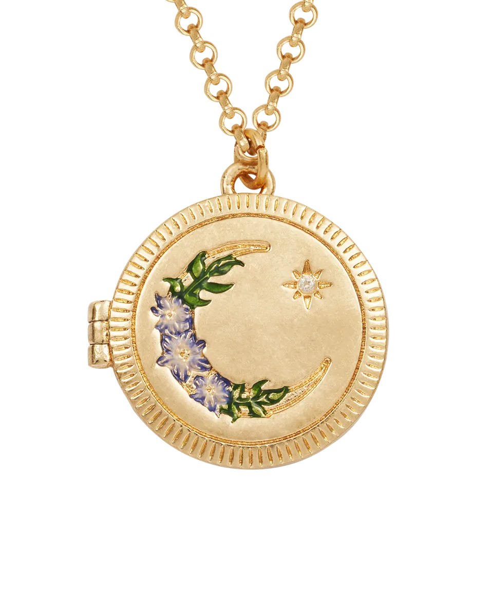fable-england-nightshade-moon-locket-halskette-gold-medaillon image 1