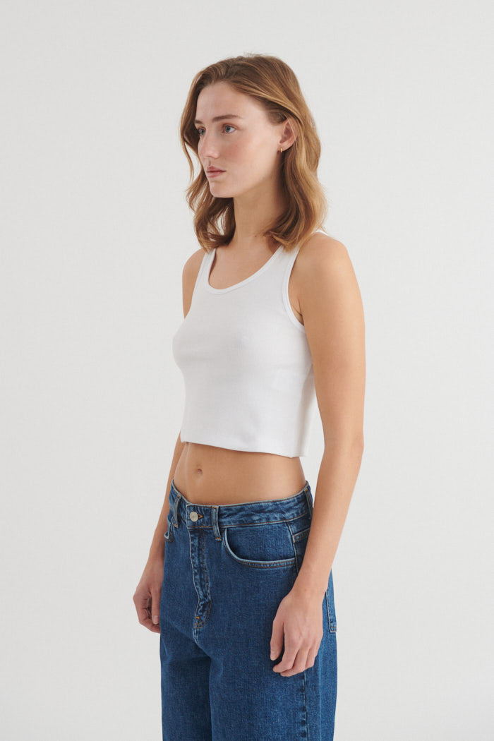 basic-apparel-ludmilla-crop-tank-top-bright-white-bio-baumwolle image 3