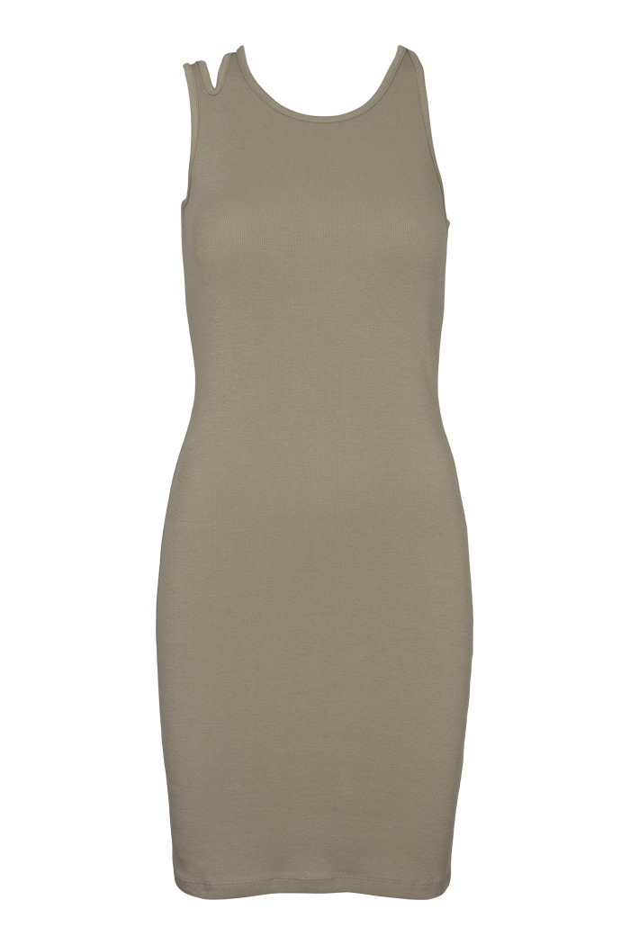 basic-apparel-ludmilla-kleid-vetiver-stretch image 1