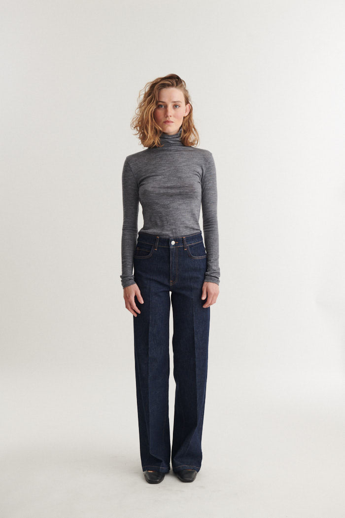 basic-apparel-rinja-t-neck-rollkragenshirt-grey-mel-wollmix image 4