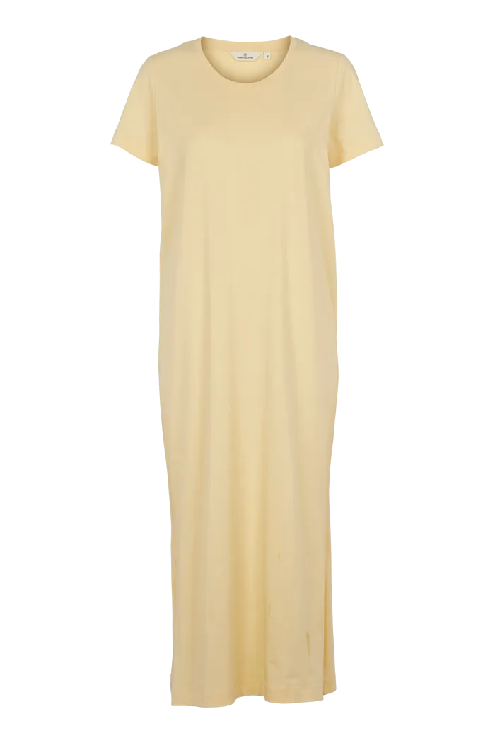 basic-apparel-rebekka-dress-kleid-straw-bio-baumwolle image 1