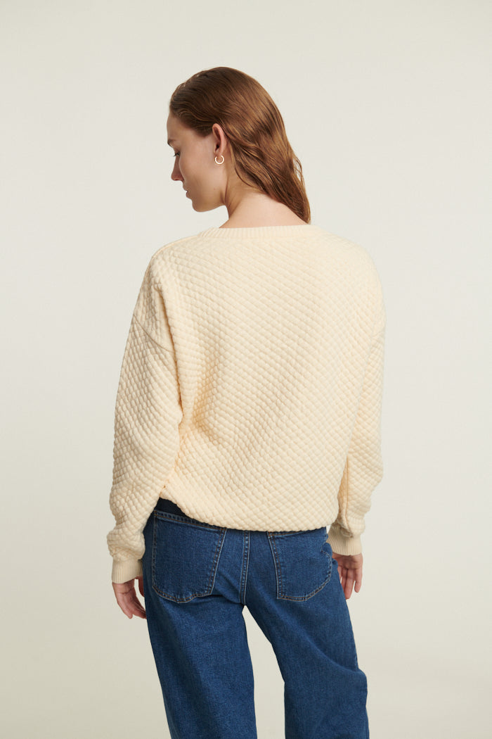 basic-apparel-lis-sweater-pullover-whisper-white-bio-baumwolle image 3