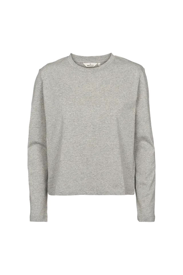 basic-apparel-raja-ls-tee-light-grey-langarmshirt-bio-baumwolle image 1