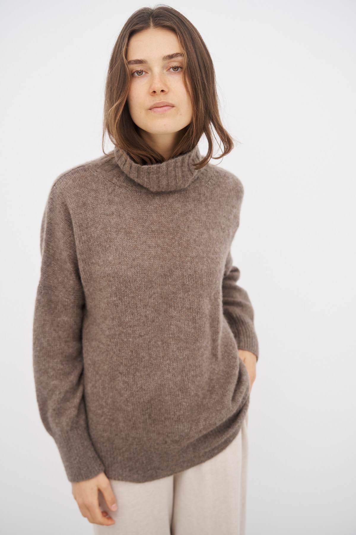 care-by-me-hanne-rollkragenpullover-kaschmir-schwarz image 1