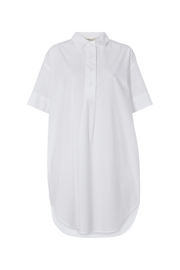 basic-apparel-vilde-tunique-kleid-bright-white-bio-baumwolle image 1