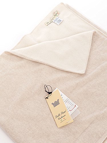 dalle-piane-cashmere-babydecke-bicolor-beige-85x85-kaschmir image 8