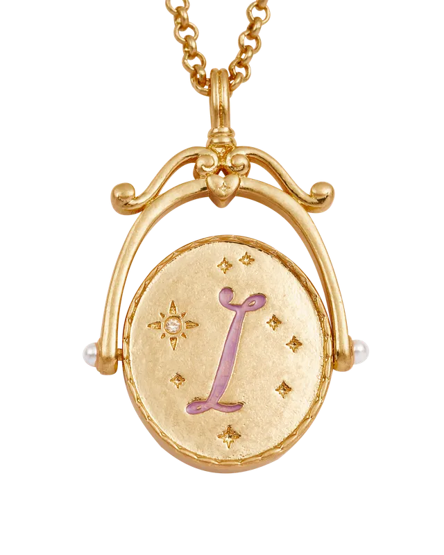 fable-england-i-initial-iris-gold-spinner-halskette image 1