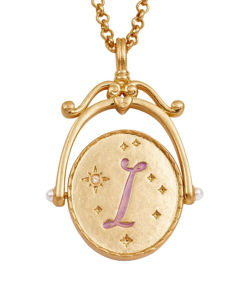 fable-england-i-initial-iris-gold-spinner-halskette image 1