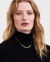 fable-england-jewellery-gold-oak-leaf-choker-blatt-gr-n image 2