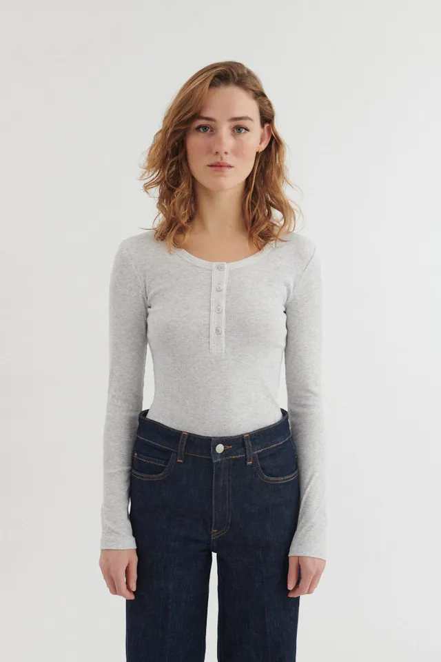 basic-apparel-ludmilla-ls-granddad-shirt-grau-bio-baumwolle image 1