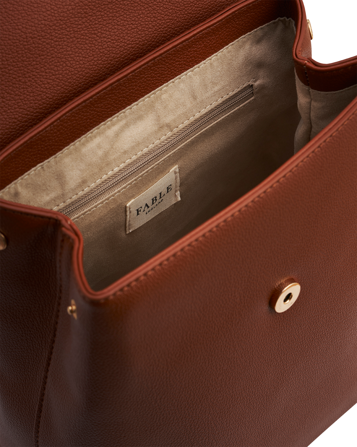 fable-england-laura-rucksack-tan-kunstleder-klein image 6