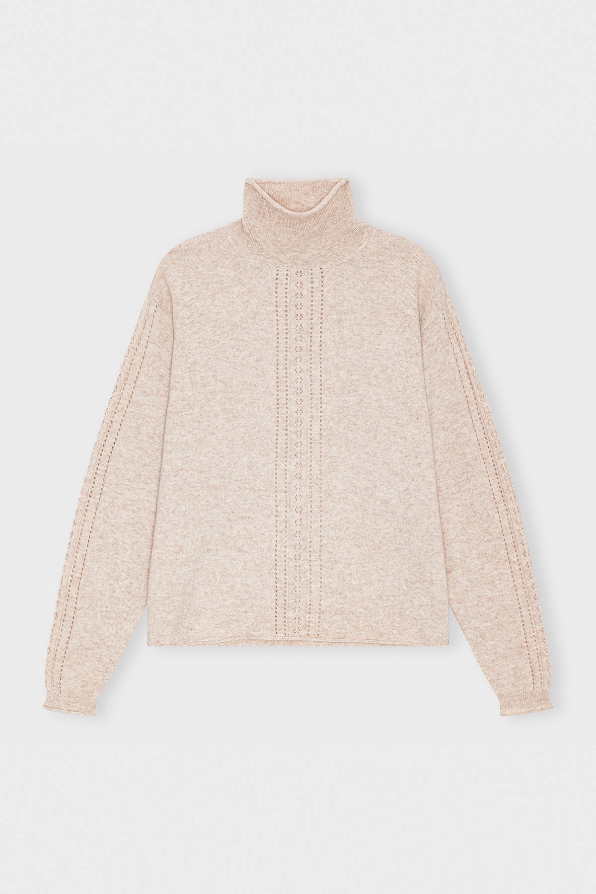 care-by-me-natacha-turtleneck-rollkragenpullover-dusty-brown-wolle image 3