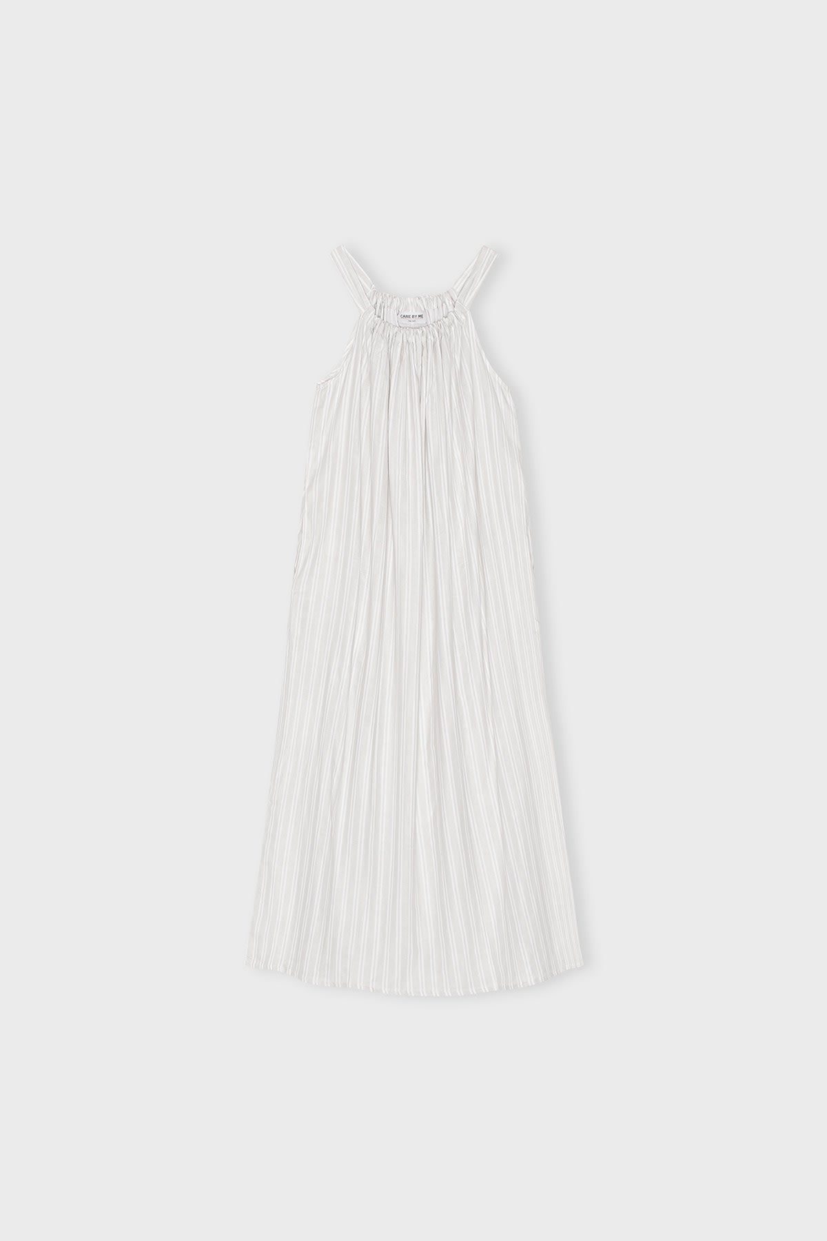 care-by-me-vivienne-dress-long-sommerkleid-powder-bio-baumwolle image 2