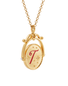fable-england-t-initial-tulip-halskette-gold-spinner-tulpe image 7