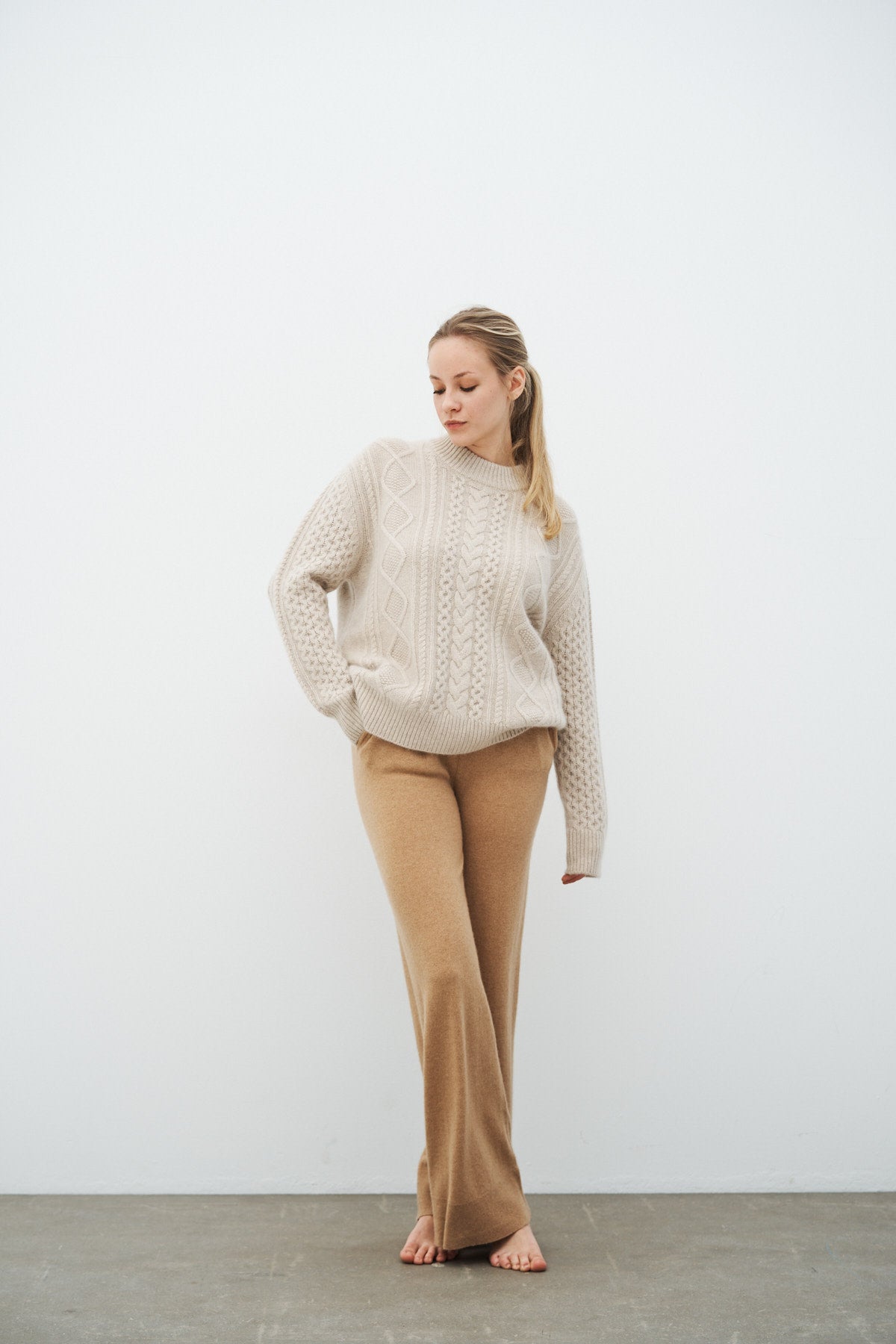 care-by-me-celine-pants-kaschmirhose-schwarz-s image 1