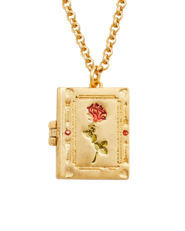 fable-england-secret-diary-locket-halskette-gold-buch image 1