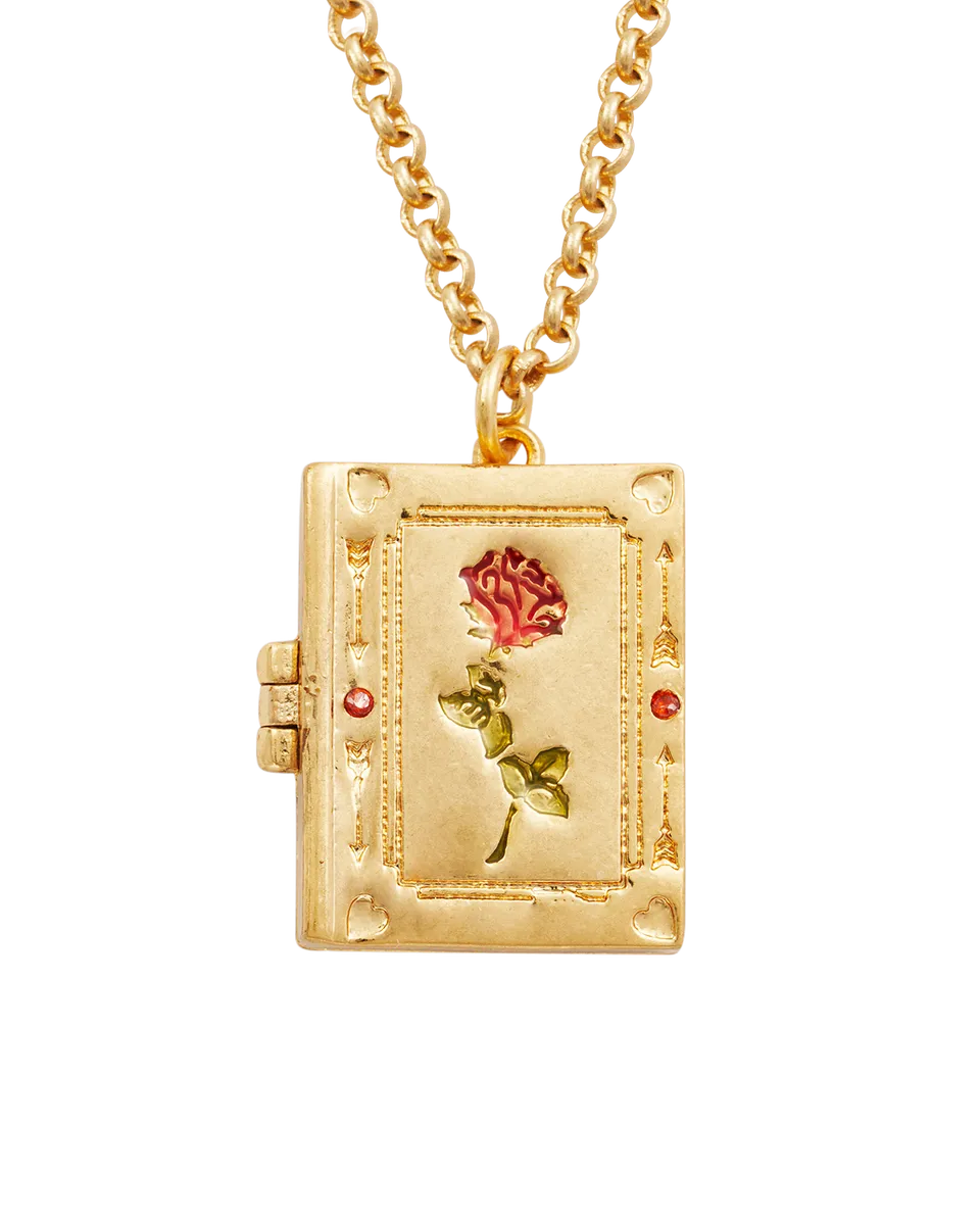 fable-england-secret-diary-locket-halskette-gold-buch image 1
